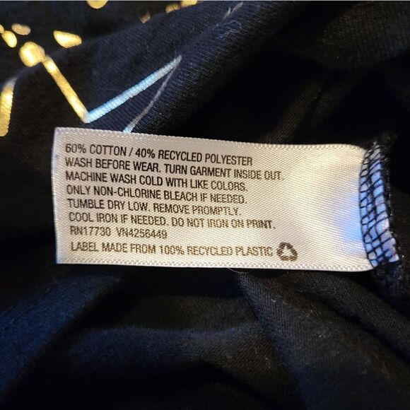 Cat & Jack black and gold stars matching outfit - Picture 5 of 7